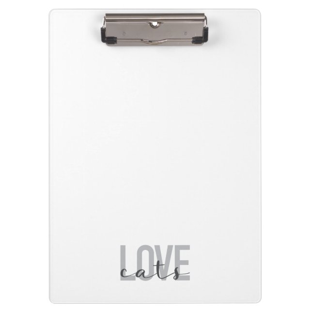 Porte-bloc Design moderne, simple, urbain, tendance Love Cats (Devant)