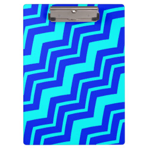 Porte-bloc Design Motif Blue Zig Zag Chevron