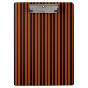 Porte-bloc Design Motif Brown en bandes verticales noires