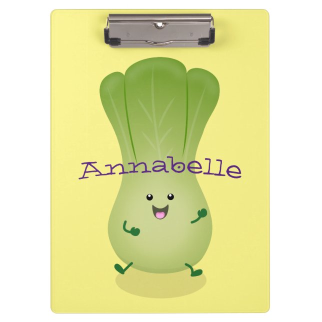 Porte-bloc dessin animé mignon de bok choy (Devant)