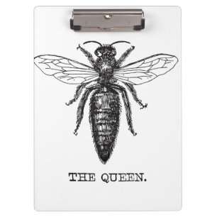 Porte-bloc Dessin classique de l'illustration de Queen Bee