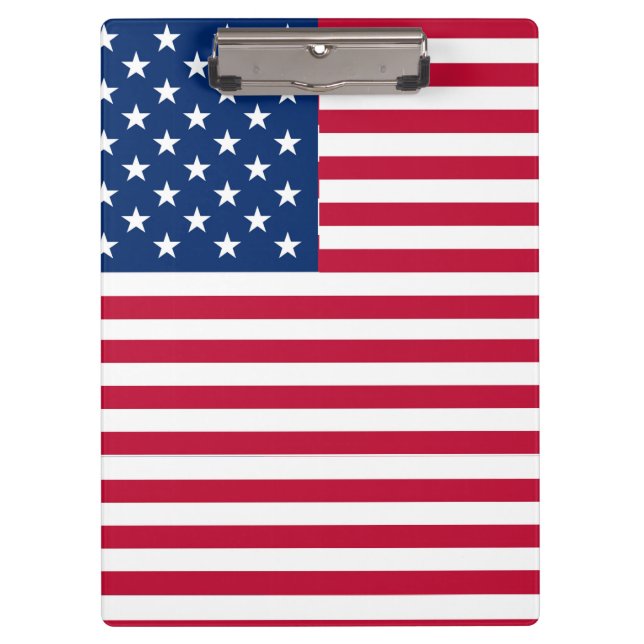 Porte-bloc Dessin de fierté de drapeau américain USA (Devant)