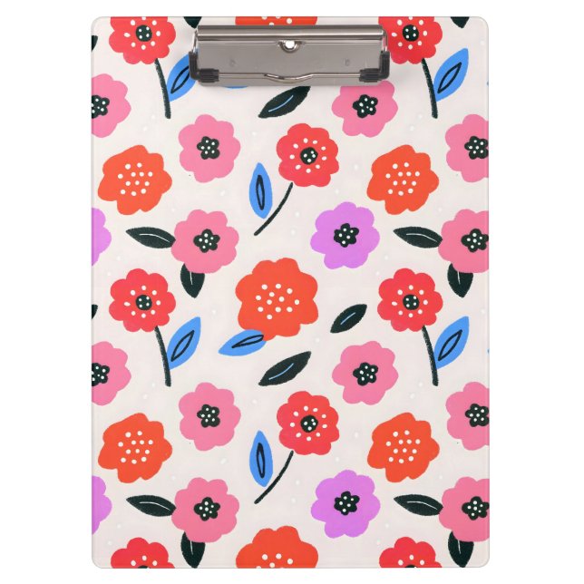 Porte-bloc Dessin de fleurs de Han (Devant)