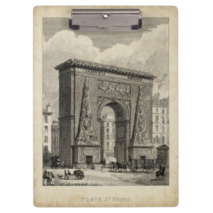 Porte-bloc Dessin du monument de la Porte Saint-Denis