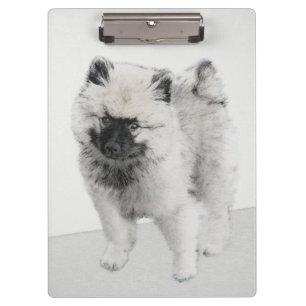 Porte-bloc Dessin Keeshond Chiot - Joli dessin original Chien