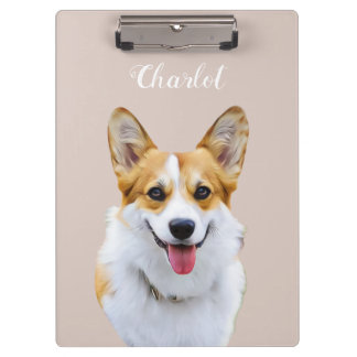 Porte-bloc Dessin personnalisé Welsh Corgi Dog
