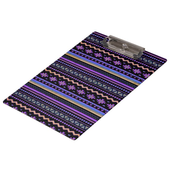 Porte-bloc Dessin tribal violet (Incliné)