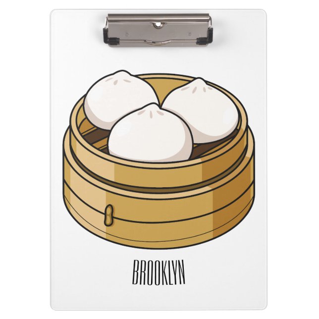 Porte-bloc Dim sum dessin animé (Devant)
