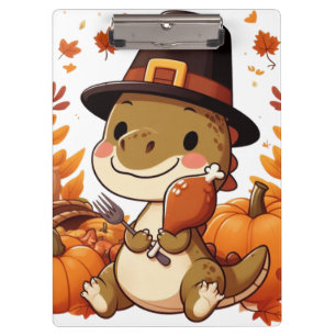 Porte-bloc Dinosaur de Thanksgiving mignon
