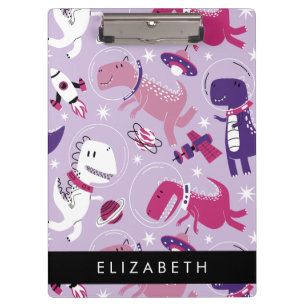 Porte-bloc Dinosaures Spatiaux, Dinosaures Mignons, Étoiles,