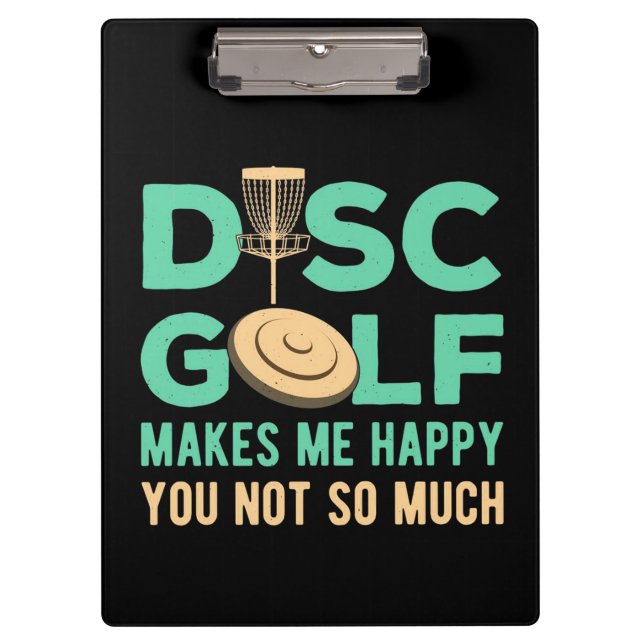 Porte-bloc Disk Golf Me Rend Heureux (Devant)