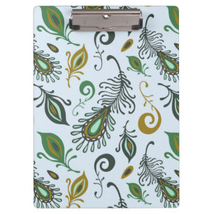 Porte-bloc Diverses plumes colorées