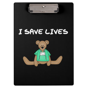 Porte-bloc Docteur Bear I Save Lives Porte - bloc