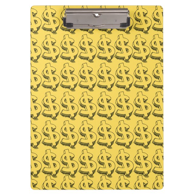 Porte-bloc dollar or (Devant)