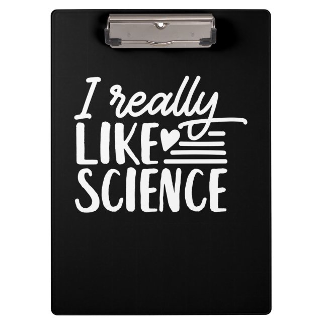 Porte-bloc Don de scientifique | J'Aime Vraiment La Science (Devant)