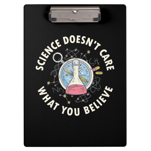 Porte-bloc Don de scientifique | La science ne s'intéresse pa (Devant)