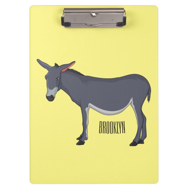 Porte-bloc Donkey cartoon (Devant)