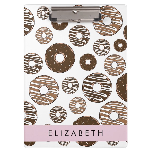 Porte-bloc Donuts Au Chocolat, Donuts Au Caramel, Glace, Votr (Devant)