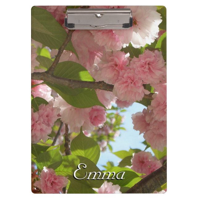 Porte-bloc Double floraison cerisier III printemps fleuri (Devant)