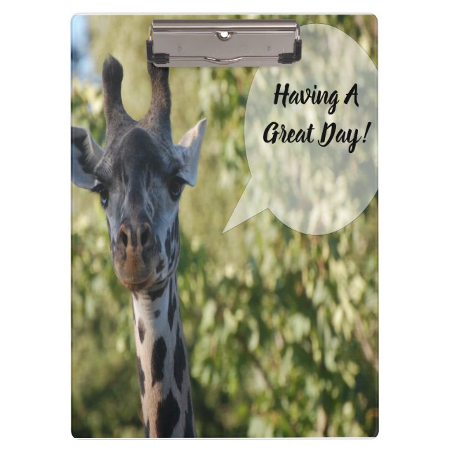Porte-bloc Douche girafe (Devant)