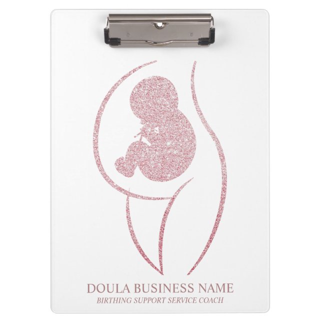Porte-bloc Doula & Coach de Naissance Sur Mesure (Devant)
