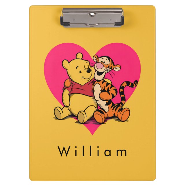 Porte-bloc Doux Winnie l'ourson et Tigger (Devant)