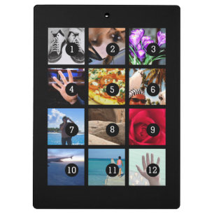 Porte-bloc Douze de vos photos font votre propre magie