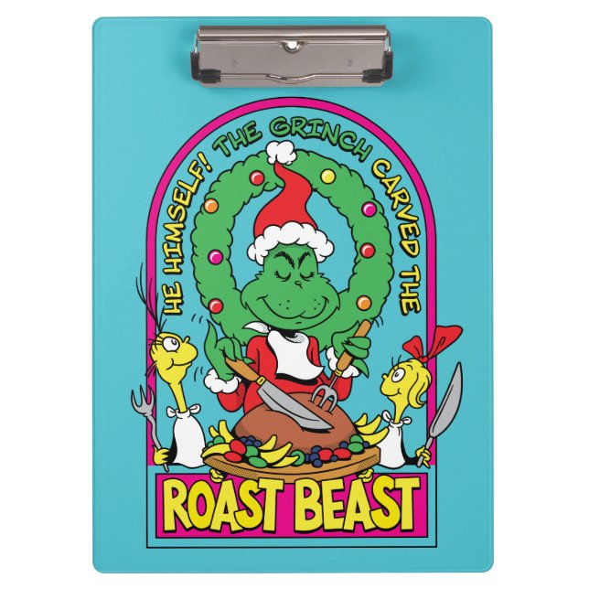 Porte-bloc Dr. Seuss | Graphique de Bête Rôtie (Devant)