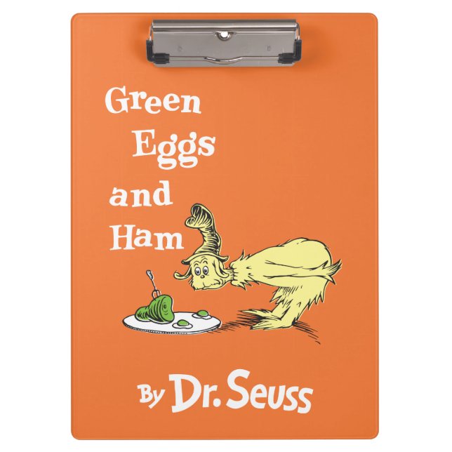 Porte-bloc Dr. Seuss | Les Œufs verts au ham (Devant)