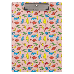 Porte-bloc Dr. Seuss Un Poisson Deux Poissons Motif