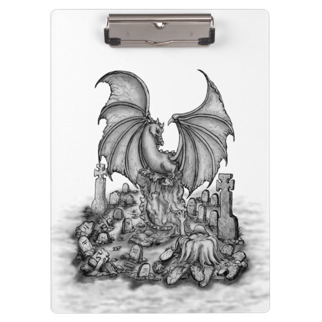 Porte-bloc Dragon avec Zombie (Devant)