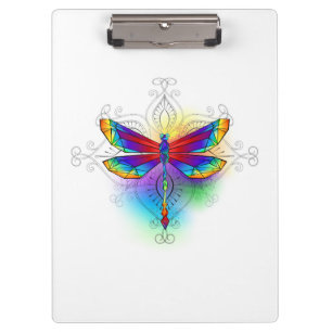 Porte-bloc Dragonfly en arc-en-ciel