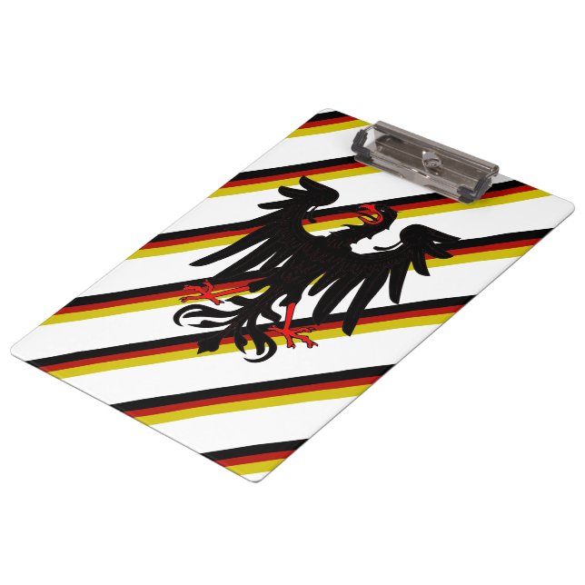 Porte-bloc Drapeau allemand de rayures (Incliné)