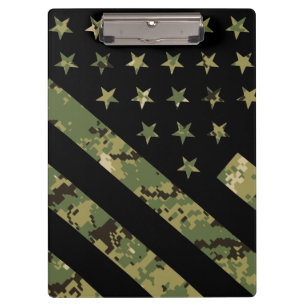 Porte-bloc Drapeau américain du Camouflage numérique milita