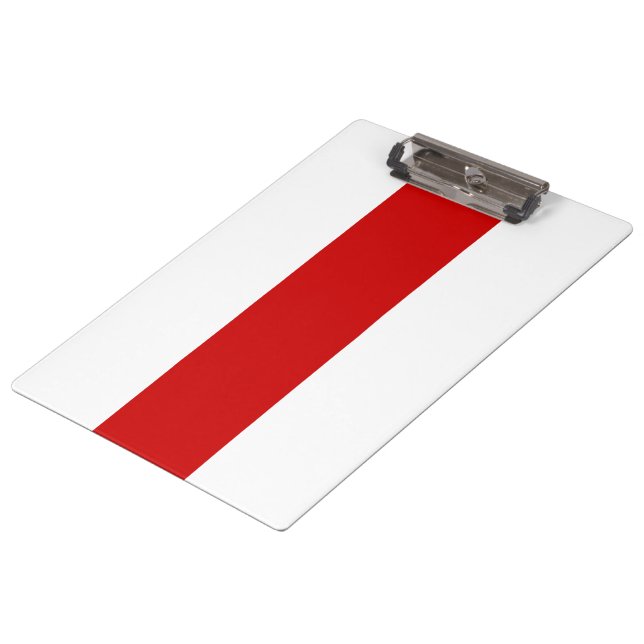 Porte-bloc Drapeau biélorusse (rouge et blanc) (Incliné)