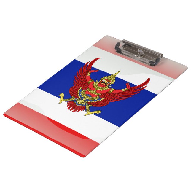 Porte-bloc Drapeau brillant de la Thaïlande (Incliné)