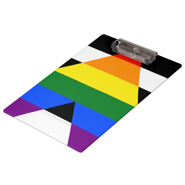 Porte-bloc Drapeau d'allié straight de SlipperyJoe lisse arc- (Incliné)