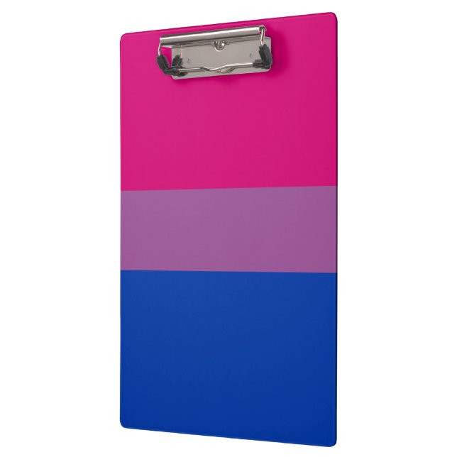 Porte-bloc Drapeau de fierté bisexuelle (Gauche)