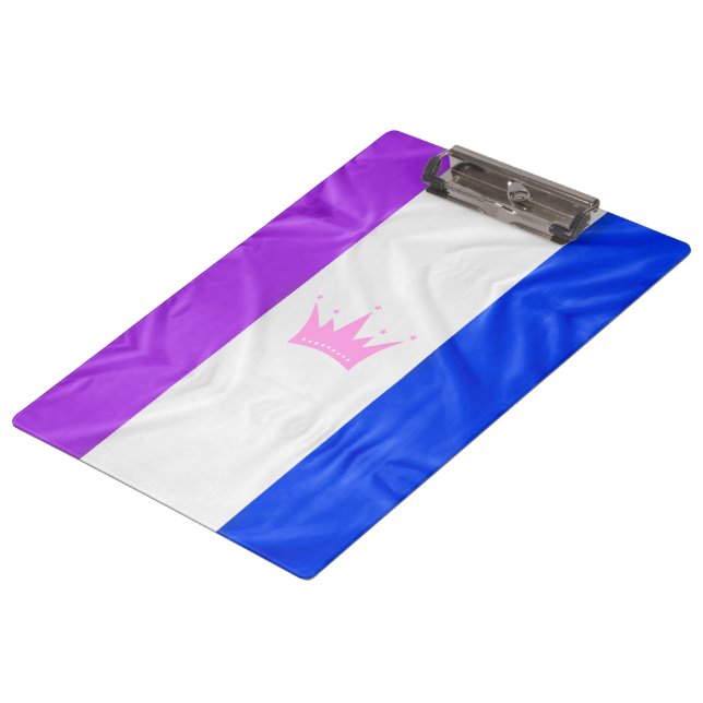 Porte-bloc Drapeau de fierté de la culture drag de SlipperyJo (Incliné)