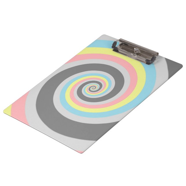 Porte-bloc Drapeau de fierté Demiflux Spirale Abstraite Groov (Incliné)