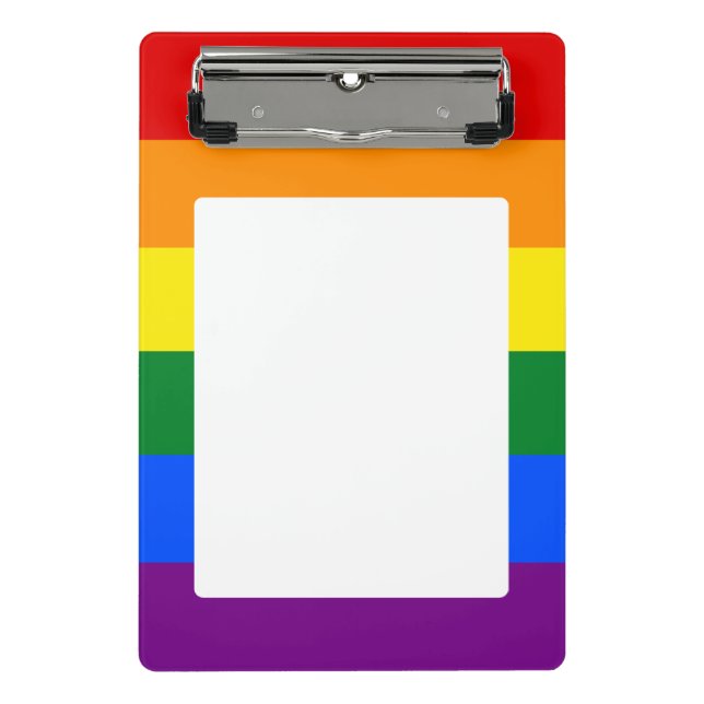 Porte-bloc Drapeau de la fierté LGBT Mini Porte - bloc (Devant)