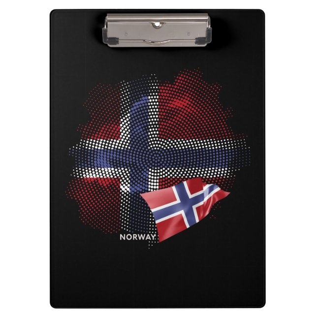 Porte-bloc Drapeau de la Norvège (Devant)