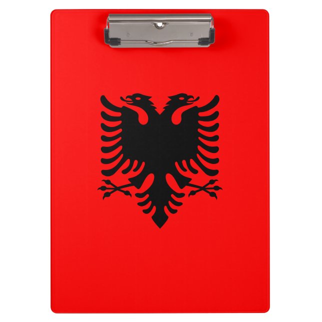 Porte-bloc Drapeau de l'Albanie (Devant)
