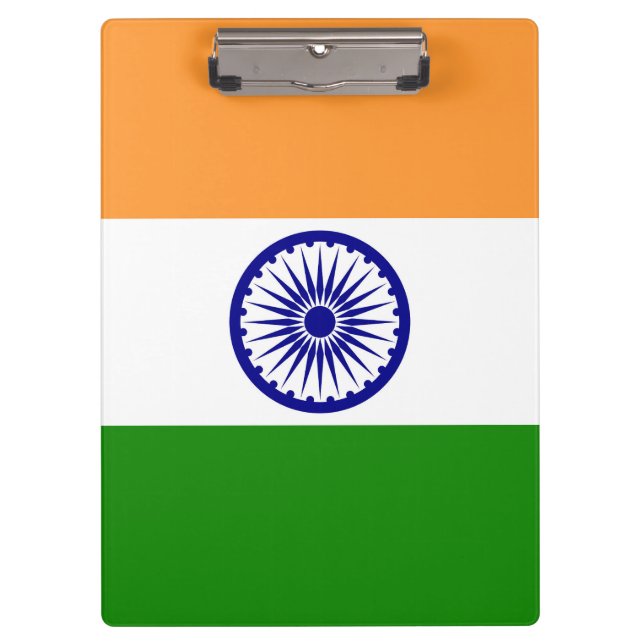 Porte-bloc Drapeau de l'Inde (Devant)