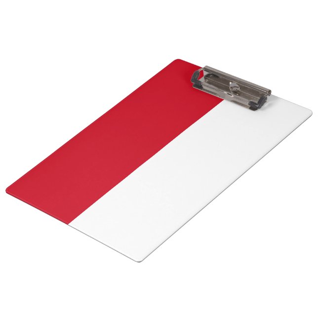 Porte-bloc Drapeau de Monaco (Incliné)