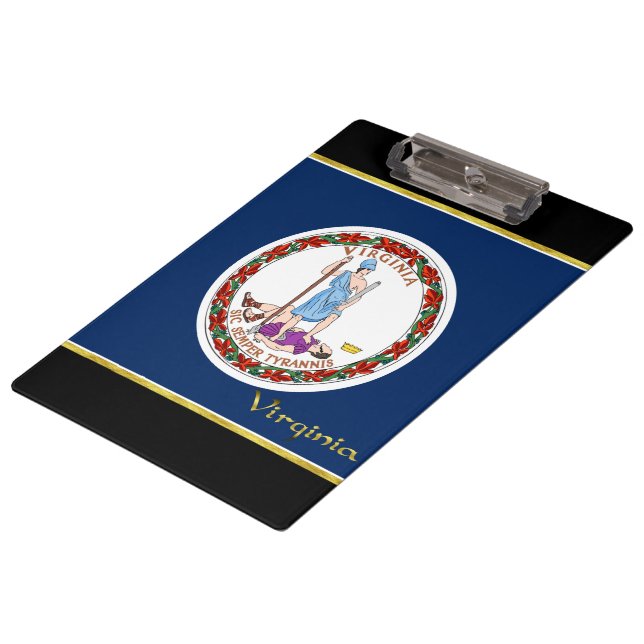 Porte-bloc Drapeau de Virginie (Incliné)