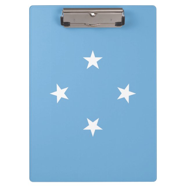 Porte-bloc Drapeau des États fédérés de Micronésie (Devant)
