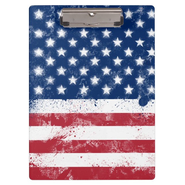 Porte-bloc Drapeau des États-Unis (Devant)