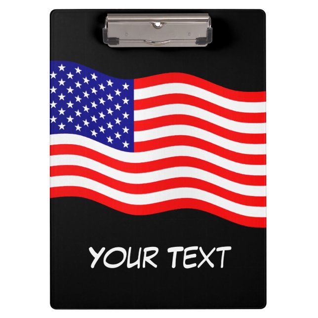 Porte-bloc Drapeau des Etats-Unis d'Amérique - vos idées (Devant)