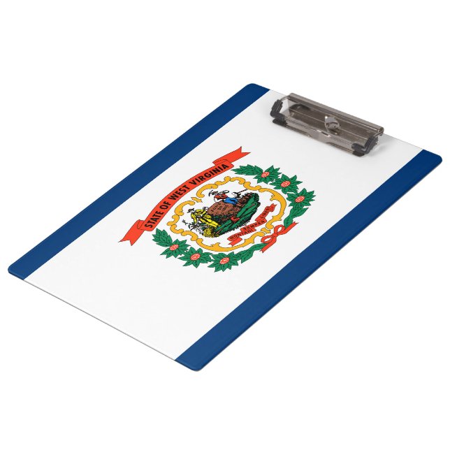 Porte-bloc Drapeau d'État de Virginie-Occidentale (Incliné)